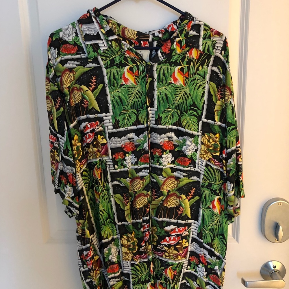 Silk Button Down